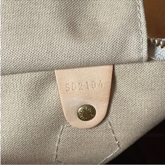 Louis Vuitton Speedy 30 Damier Azur bag 100% Authentic Preloved with dust bag - Picture 11 of 14